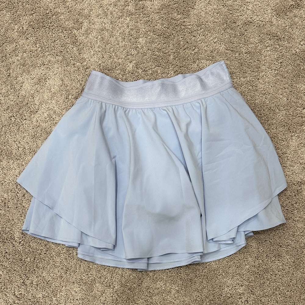 Lululemon Athletica Light Blue Mini Skirt